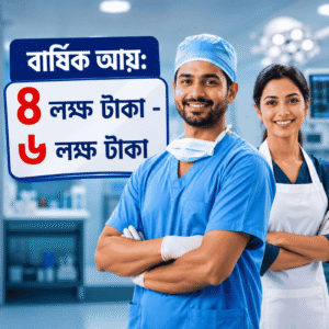 বার্ষিক আয় ৪–৬ লক্ষ টাকা